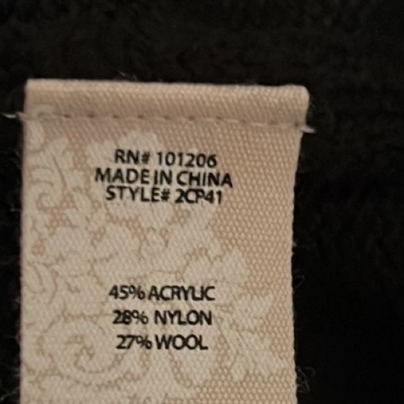 Soft Surroundings Sydney Cable Wool Blend Sweater in Black - Picture 14 of 15